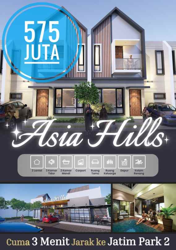 hunian bagus dan murah di asia hills kota batu