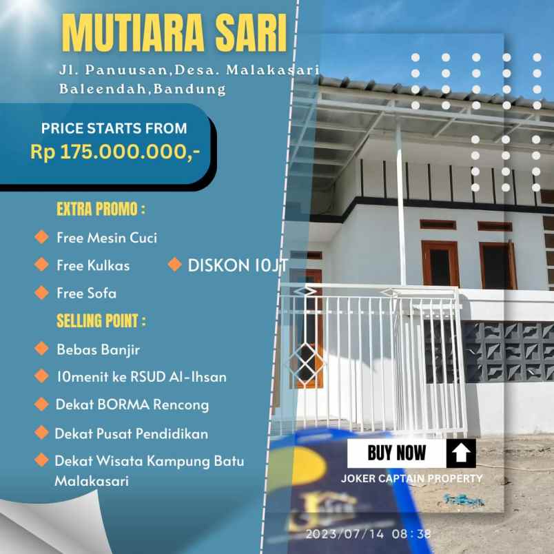 hunian minimalis modern mutiara sari bandung