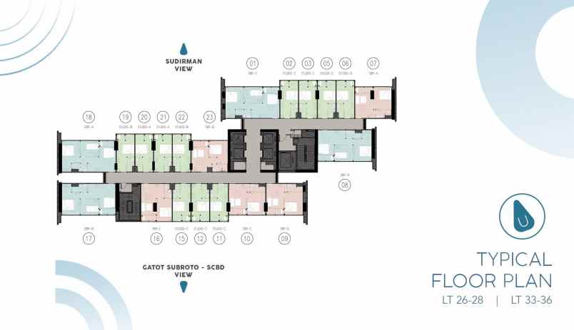 jual newton 2 type studio 1br dan 2br