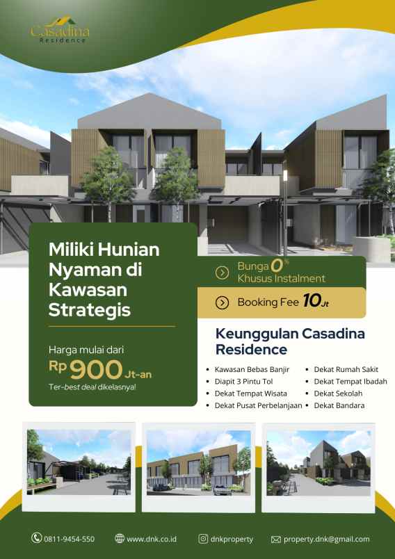 jual rumah casadina residence bekasi