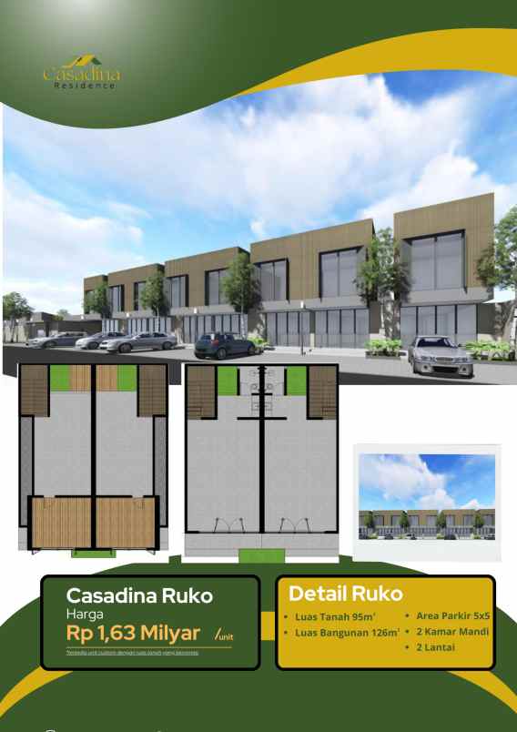 jual rumah casadina residence bekasi