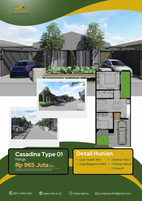 jual rumah casadina residence bekasi