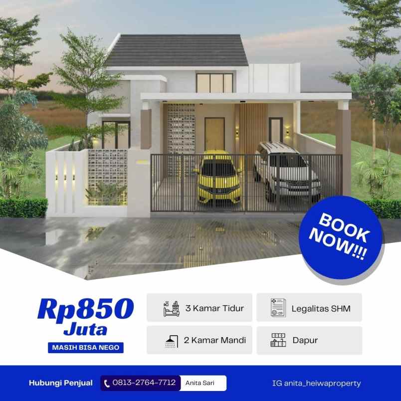 jual rumah proses bangun di godean