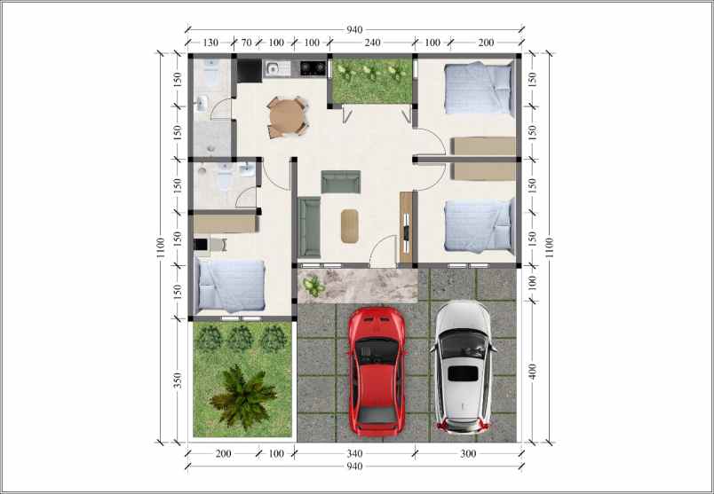 jual rumah proses bangun di godean