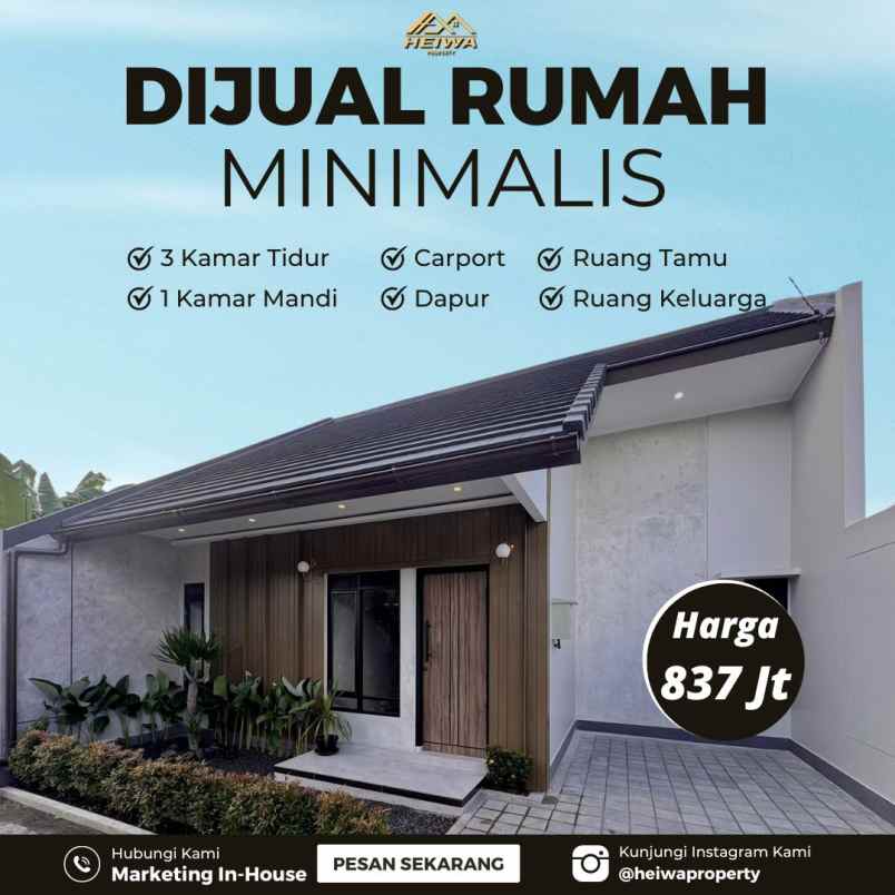 jual rumah siap huni dekat rs bhayangkara polda jogja