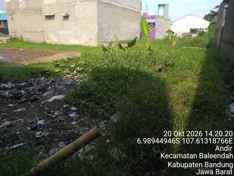 jual tanah darat posisi pojok