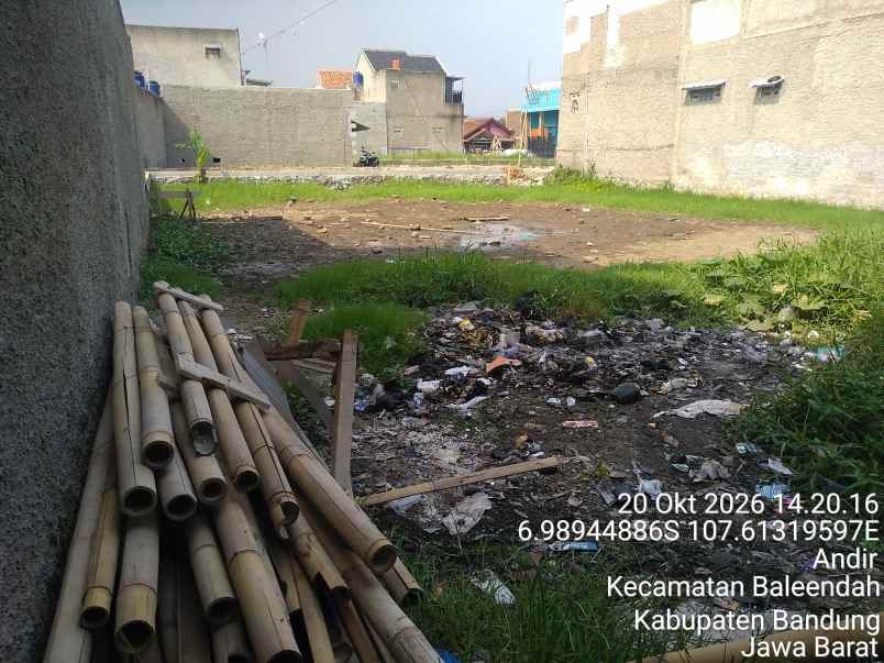 jual tanah darat posisi pojok