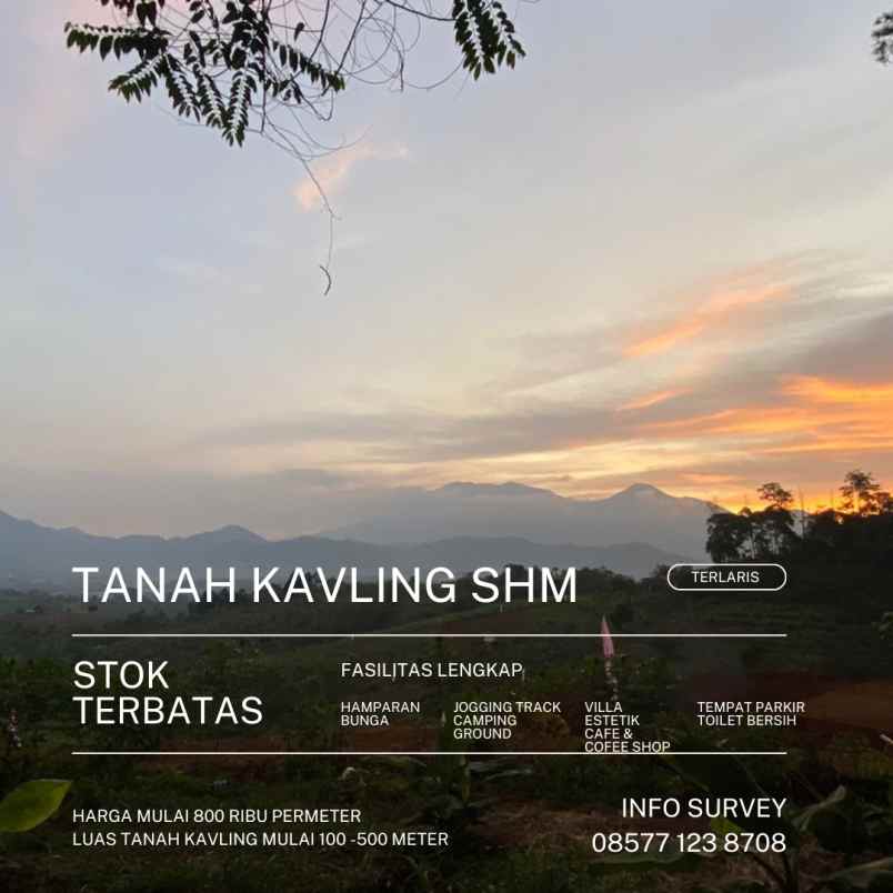 jual tanah kavling shm