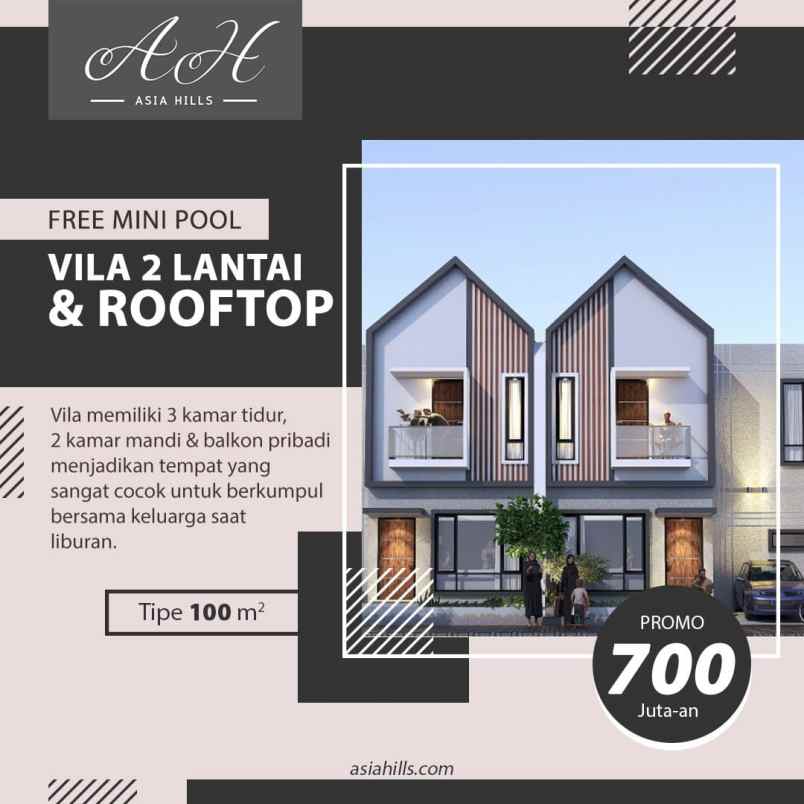 jual villa kota wisata batu malang