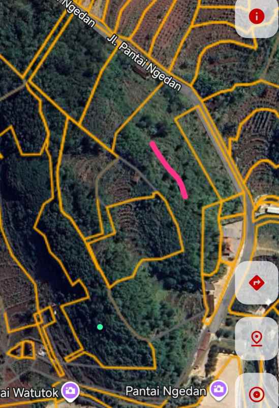 lahan pantai premium pantai ngedan gunungkidul