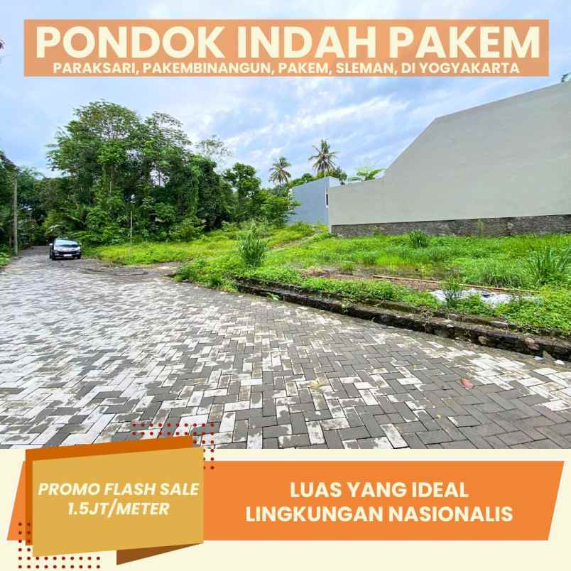 pekarangan strategis 1 5jt meter di utara rs grhasia