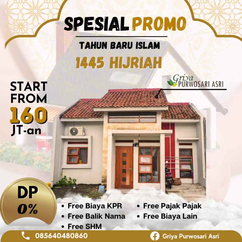 promo tahun baru islam unit terbatas rumah murah