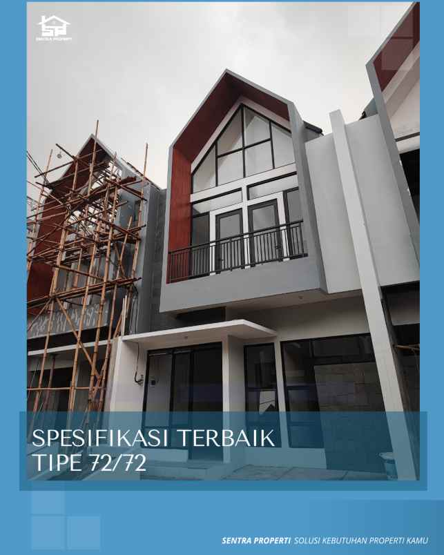 promo tanpa dp rumah 2 lantai di depok