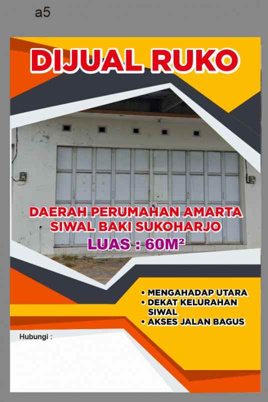 ruko murah halaman luas dan strategis