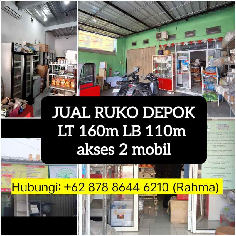 ruko murah strategis depok sukmajaya pinggir jalan