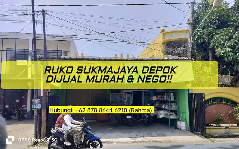 ruko murah strategis depok sukmajaya pinggir jalan