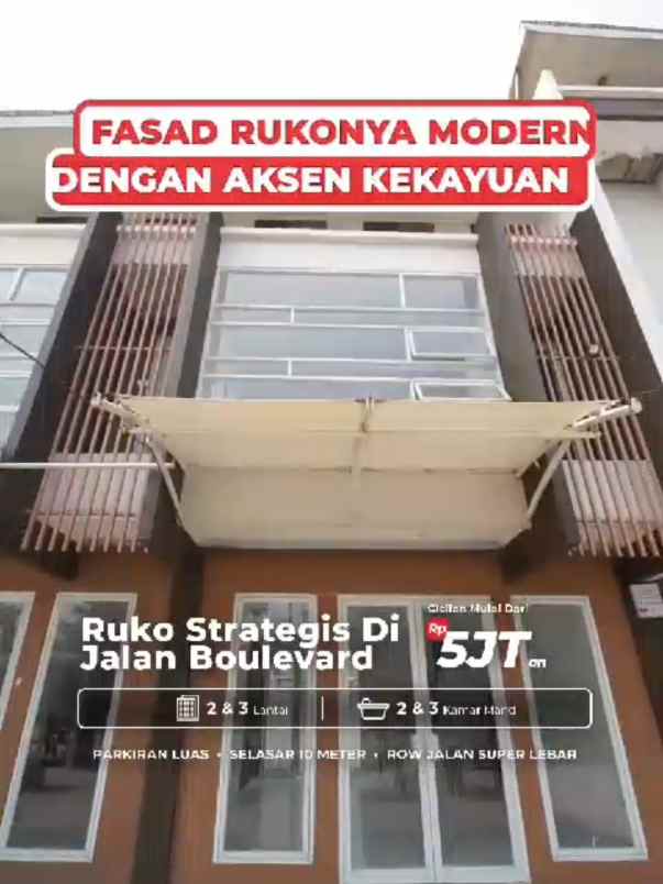 ruko panjibuwono city siap huni 5 juta all in