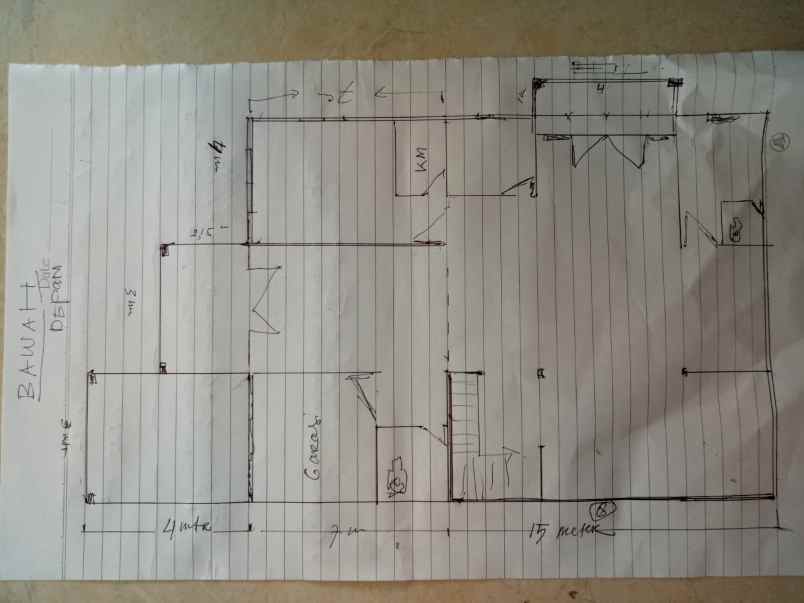 rumah 2 lantai bangunan kokoh siap huni