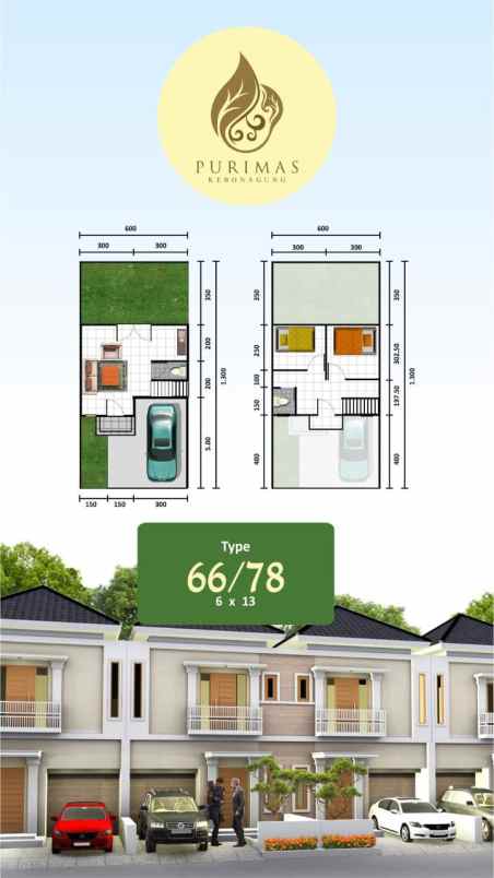 rumah 2 lantai di mojokerto hanya 400 jutaan