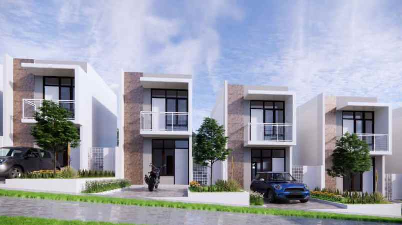 rumah 2 lantai minimalis modern