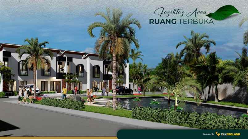 rumah 2 lantai view kota deket fasilitas kota mandiri