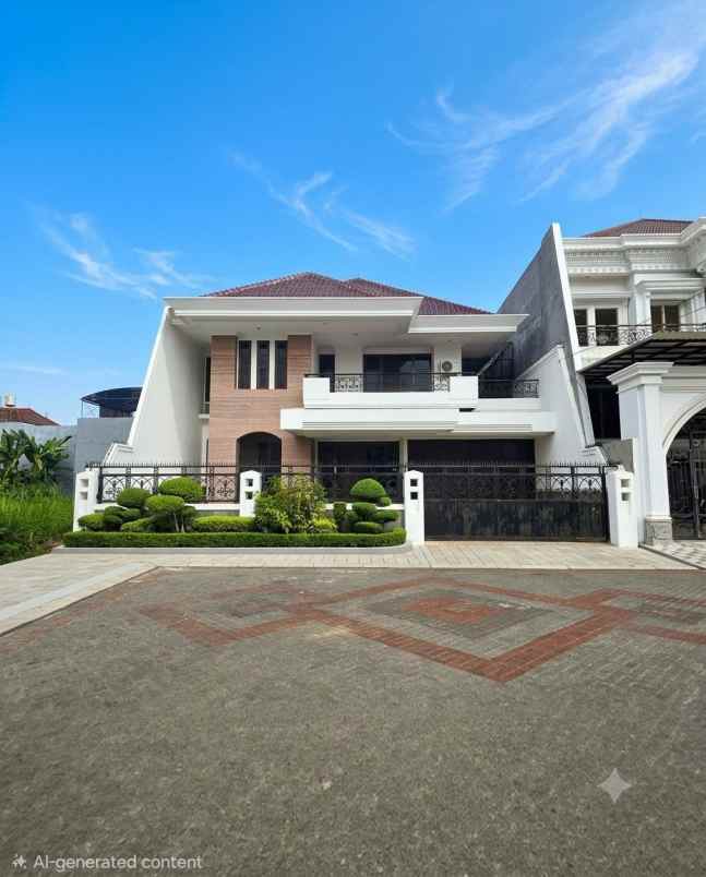 rumah araya strategis furnish marmer jati