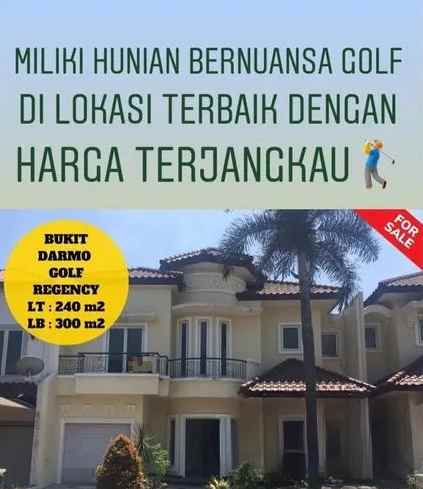 rumah bukit darmo golf regency lokasi ciamik bisa kpr