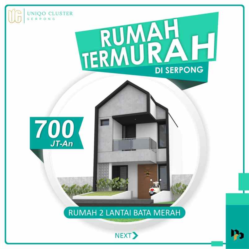 rumah cluster termurah di serpong bata merah