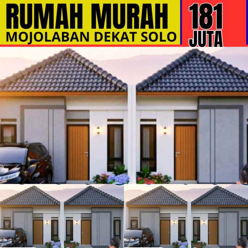 rumah dijual di mojolaban solo 181 juta