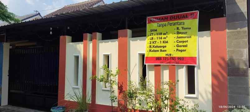 rumah dijual murah bu lokasi strategis