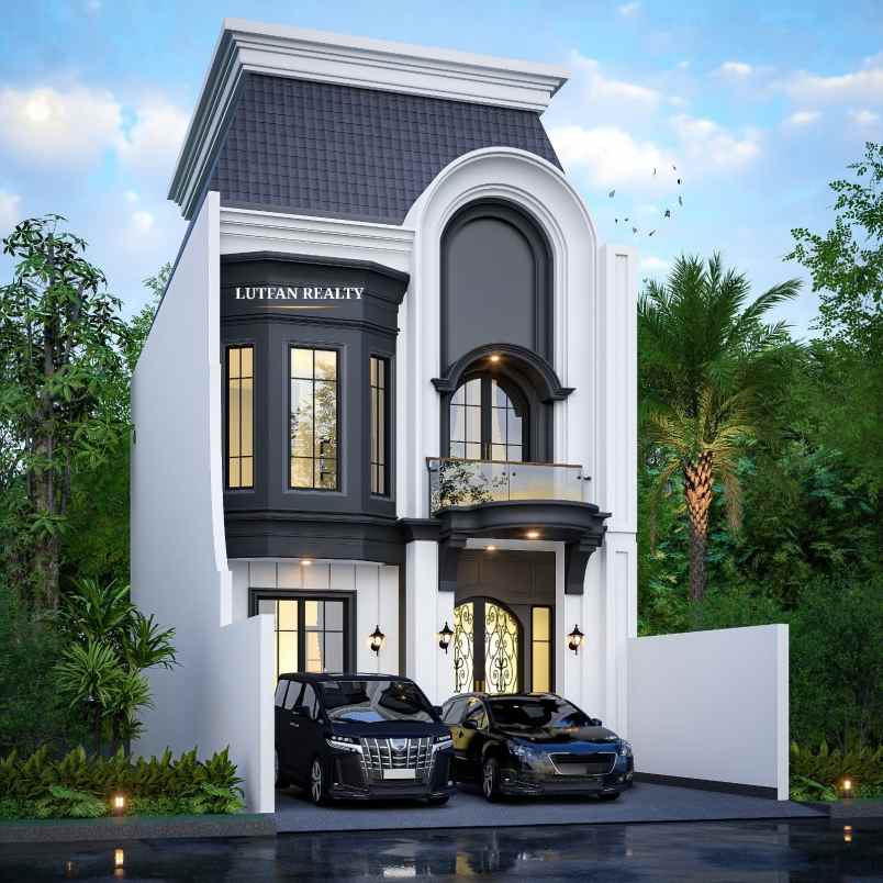 rumah european classic non cluster dekat tol andara