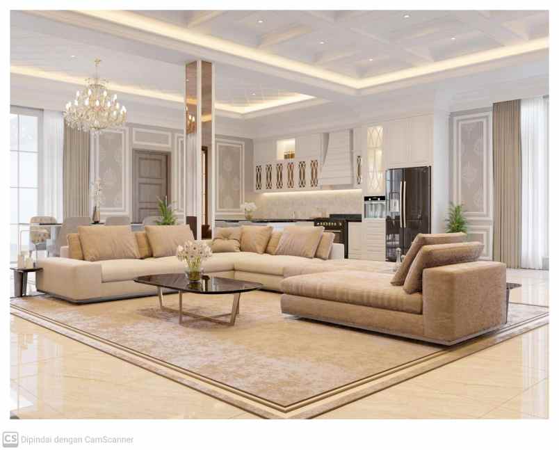 rumah luxury bebas design di kawasan komplek pemda