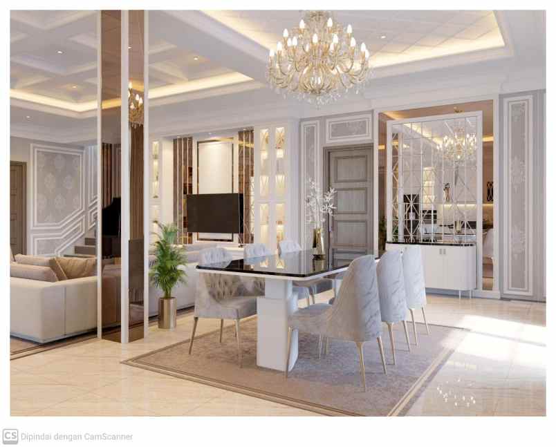 rumah luxury bebas design di kawasan komplek pemda