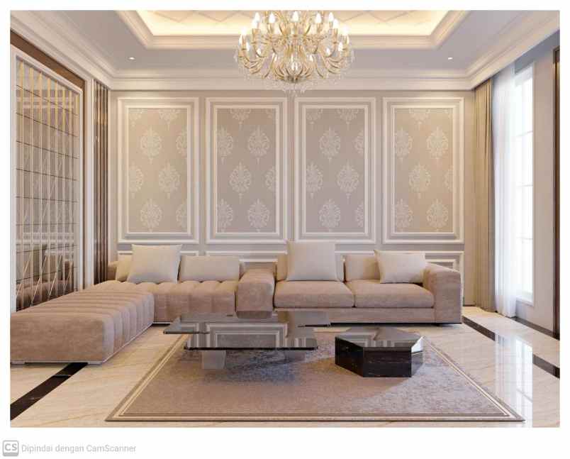 rumah luxury bebas design di kawasan komplek pemda