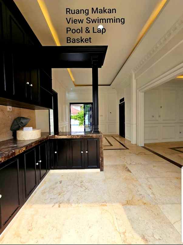 rumah mewah siap huni di ciganjur ada pool dan gazebo