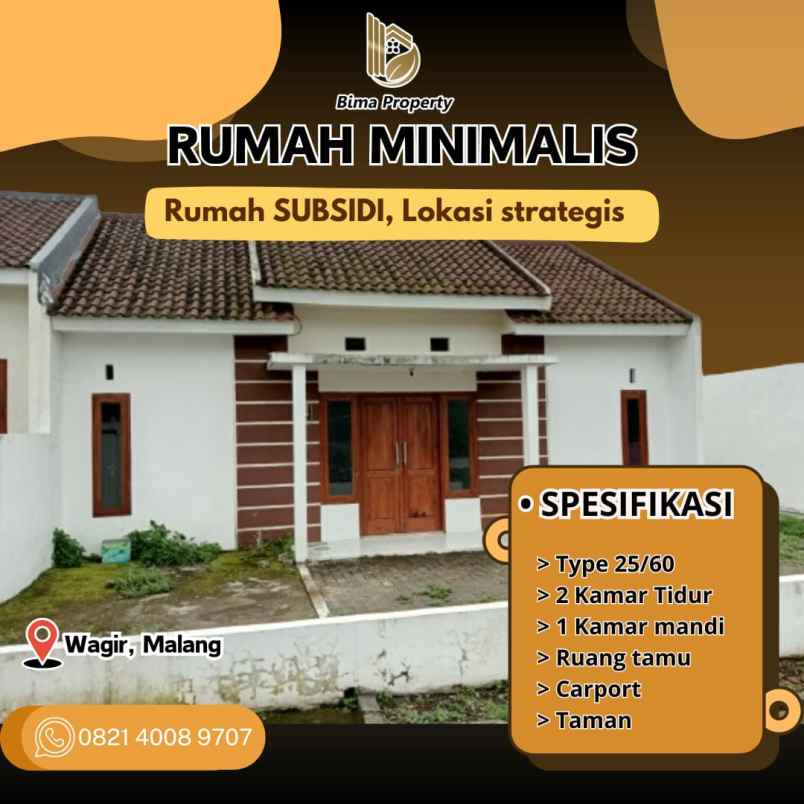 rumah minimalis rumah subsidi dengan lokasi strategis