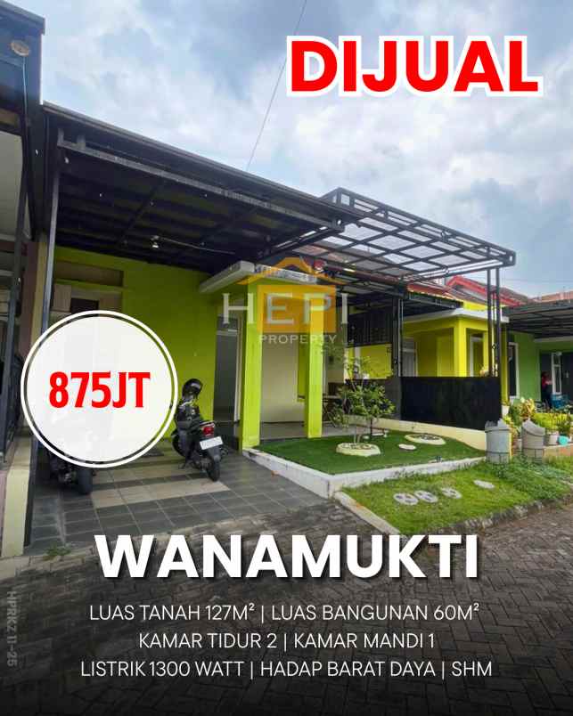 rumah murah di cluster wanamukti ketileng semarang