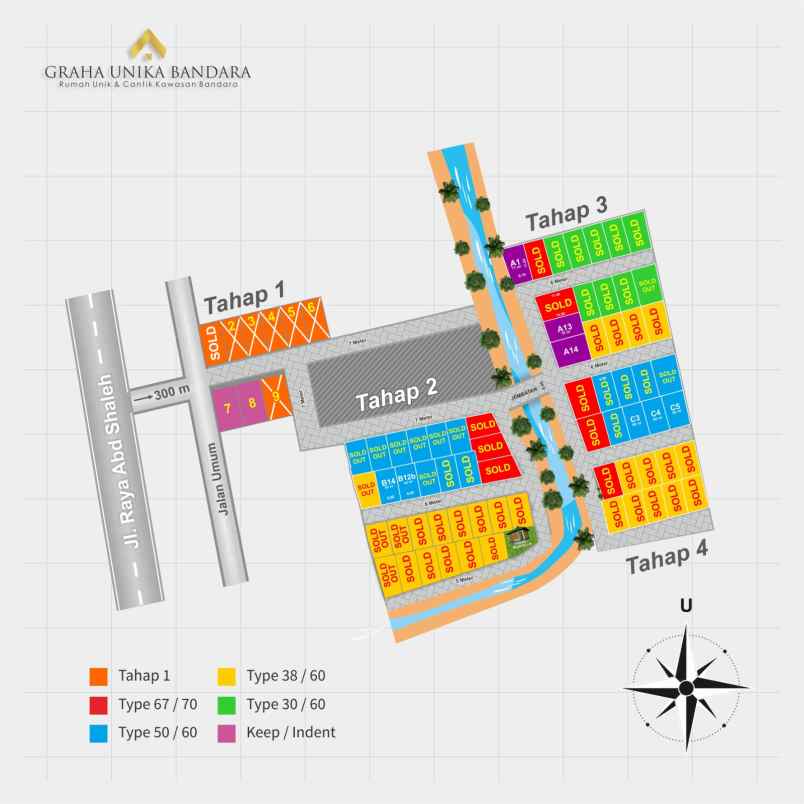 rumah murah modern lokasi dekat bandara abd saleh