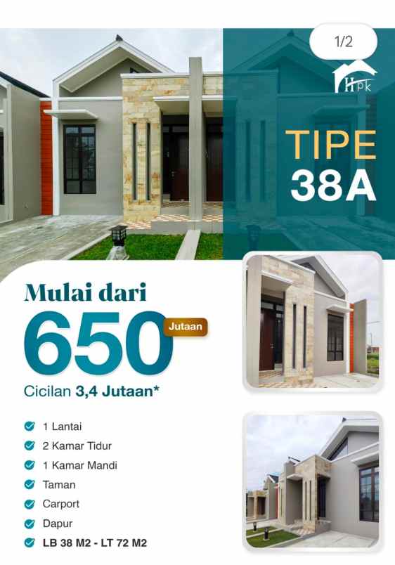 rumah nuansa villa di atas bukit