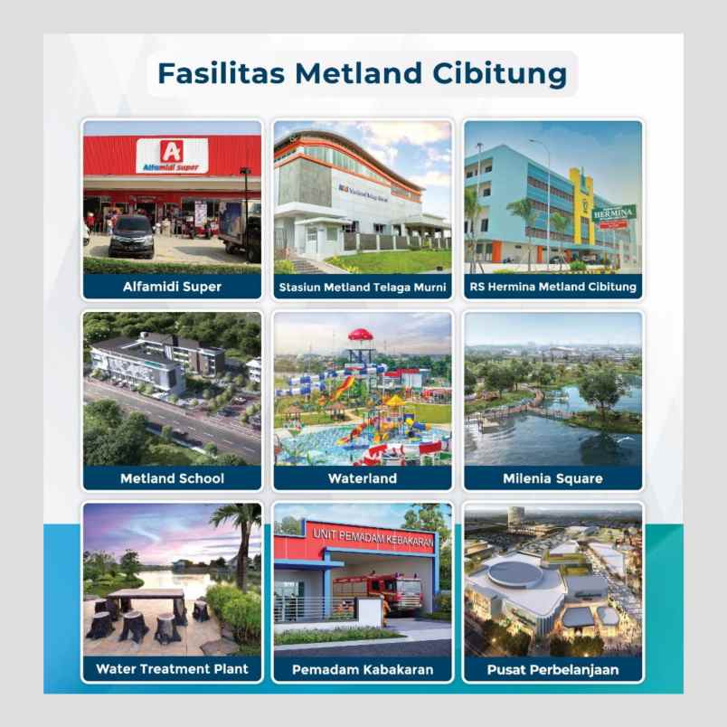 rumah perumahan metland cibitung