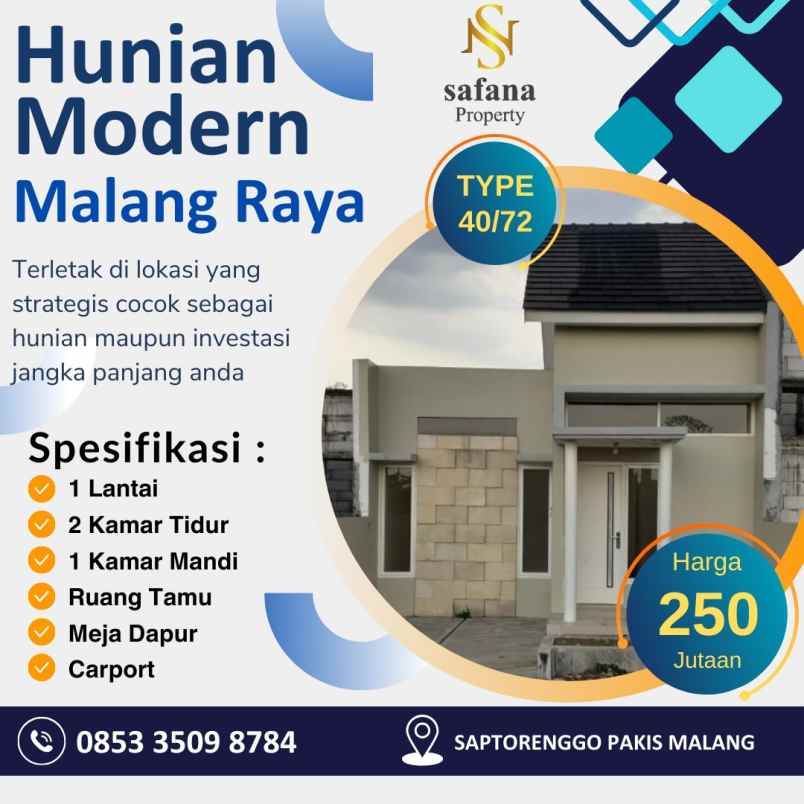 rumah promo 250 juta an dekat exit tol pakis