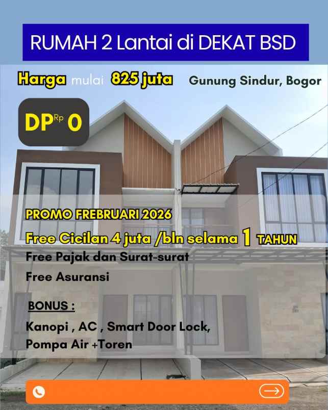 rumah promo februari di serpong