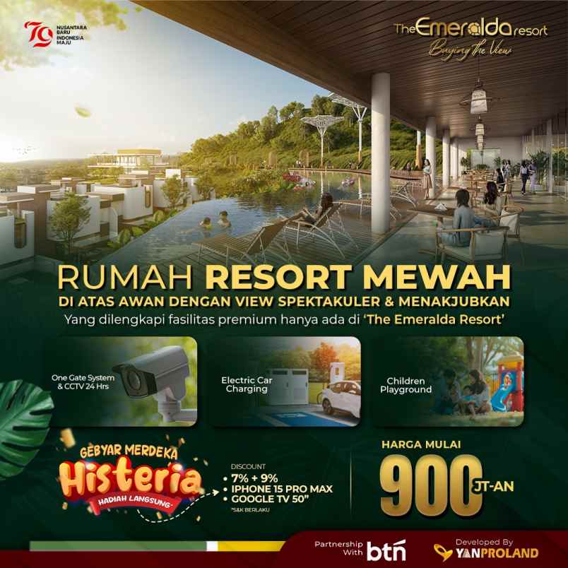 rumah resort di bandung