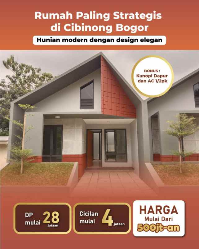 rumah scandinavian dekat ke pemda cibinong bogor