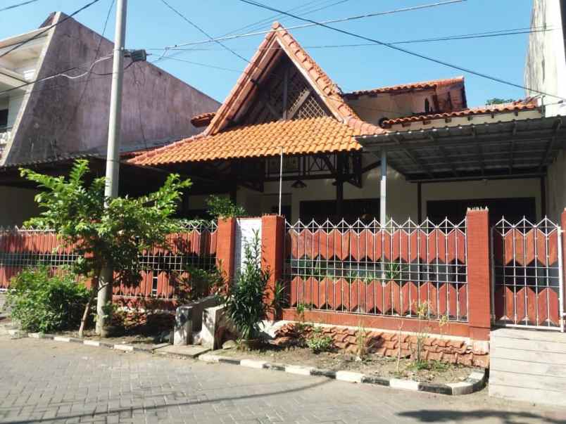 rumah second kertajaya di pusat surabaya timur