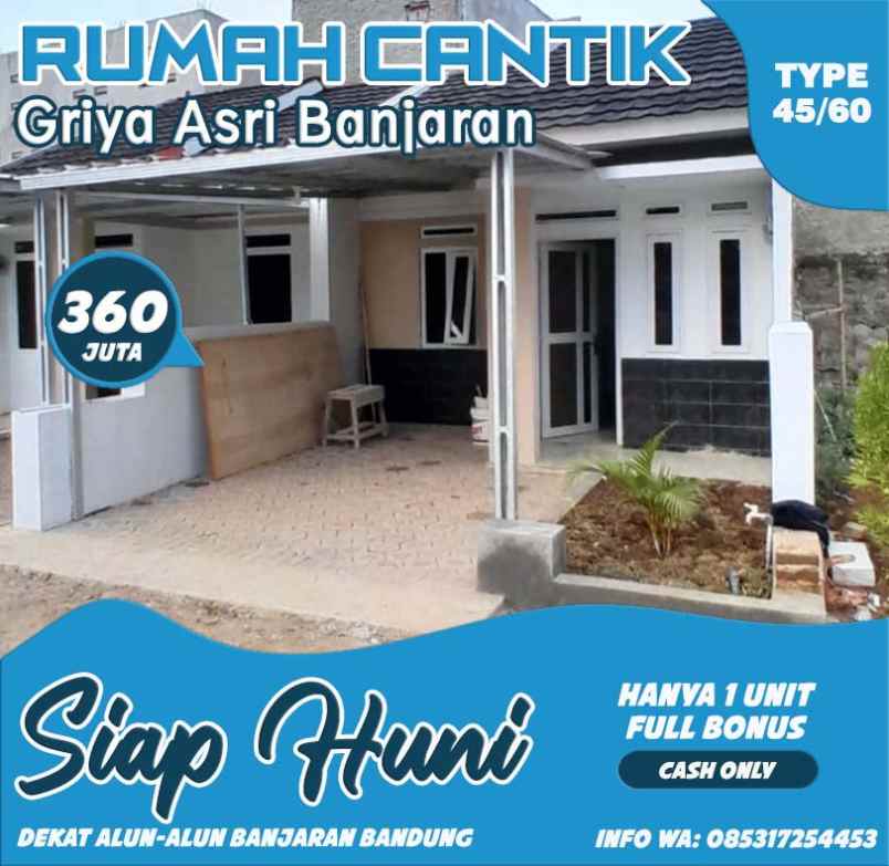 rumah siap huni dekat alun alun banjaran