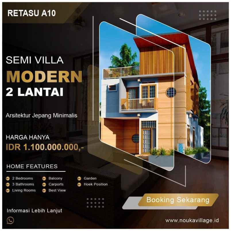 rumah siap huni lembang 2 lantai