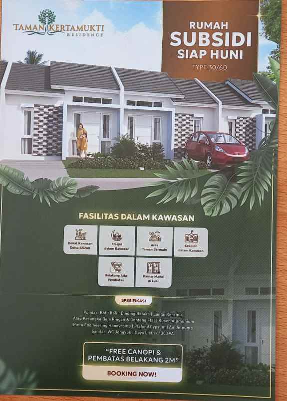 rumah subsidi dekat stasiun cibitung bekasi