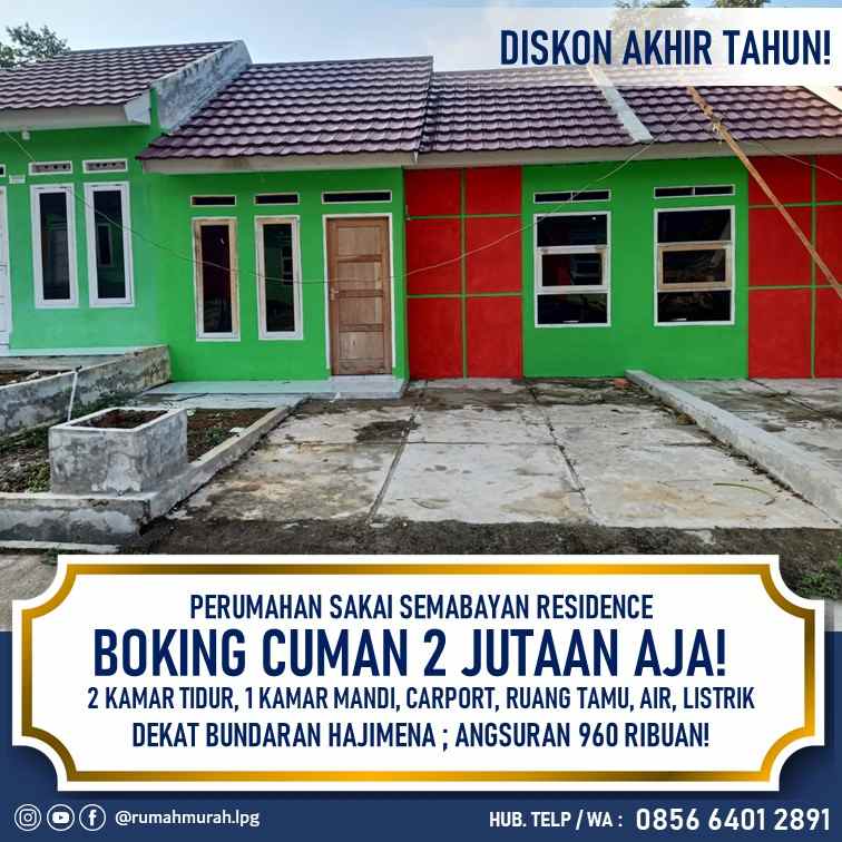 subsidi rumah di hajimena dekat bunderan