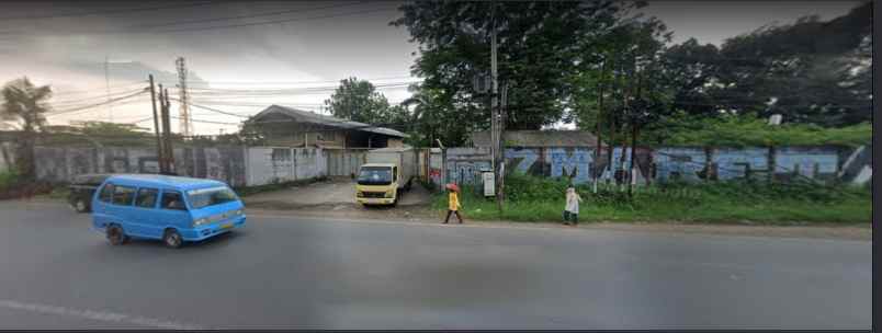 tanah 5637m2 jl raya cileungsi depan mekarsari bogor